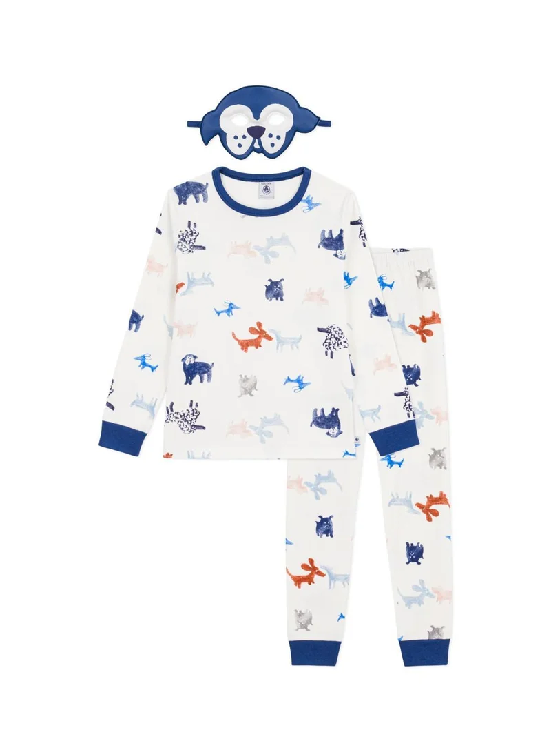 بيتي باتو Children's dog print cotton fancy dress pyjamas
